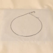 Silver Fancy Anklet