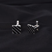 Square Strips Cufflinks