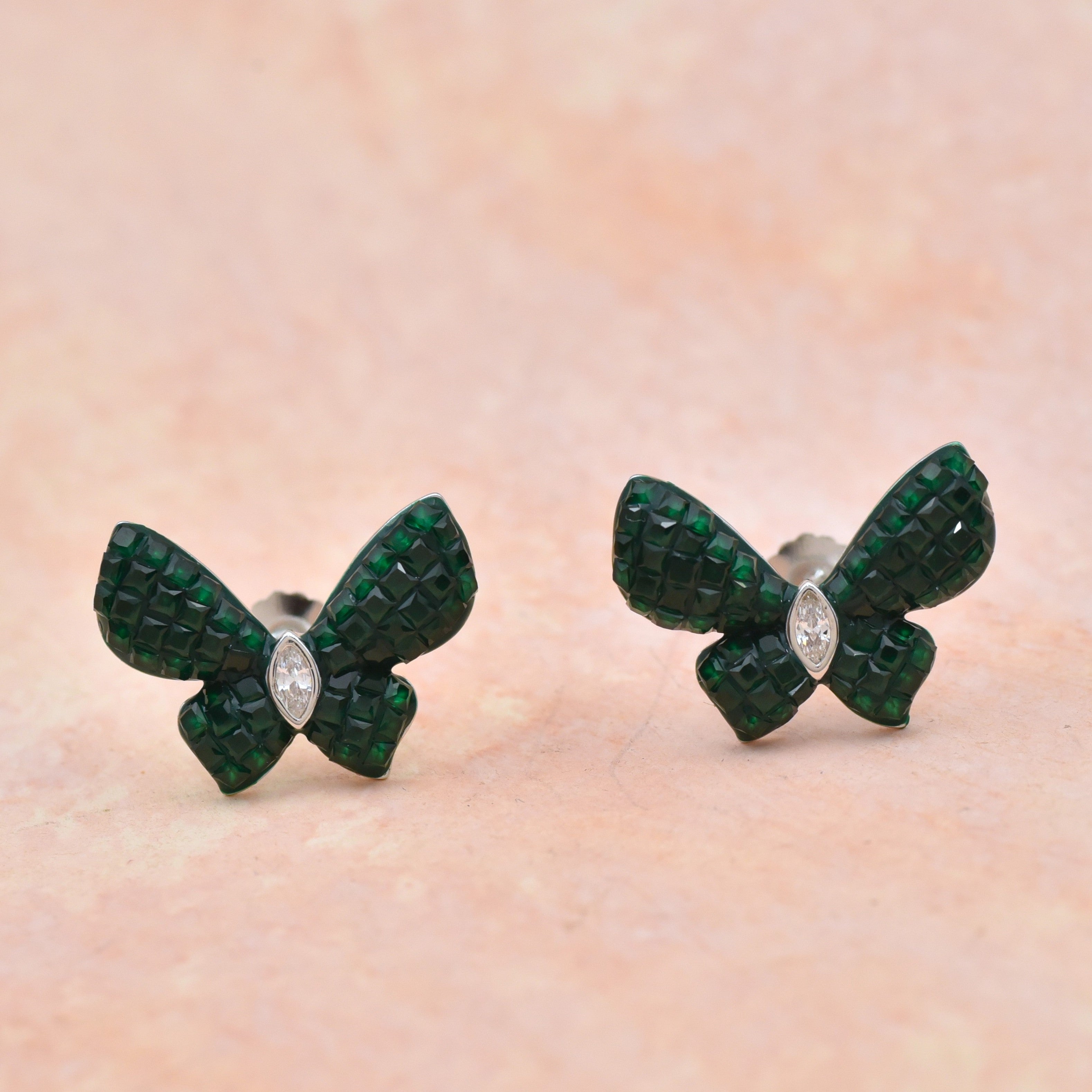 Butterfly Dreams Earrings - Green