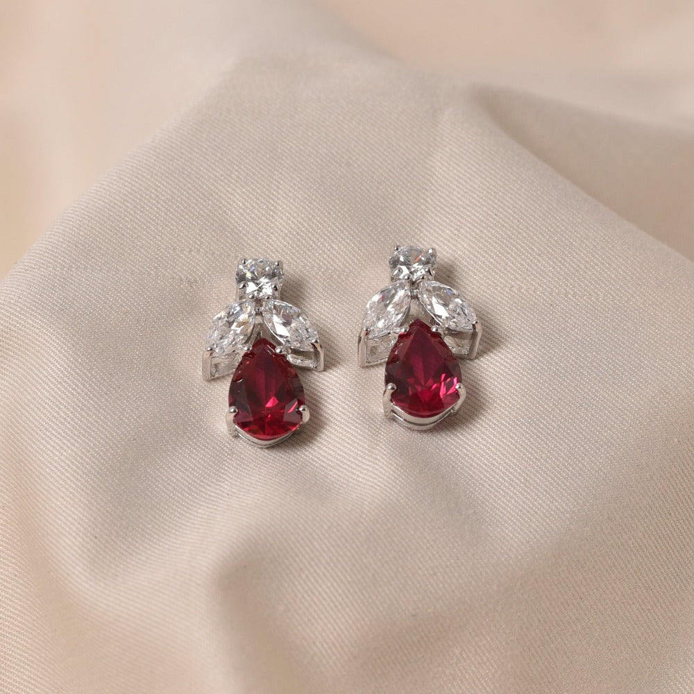 Meadows Earrings - Red