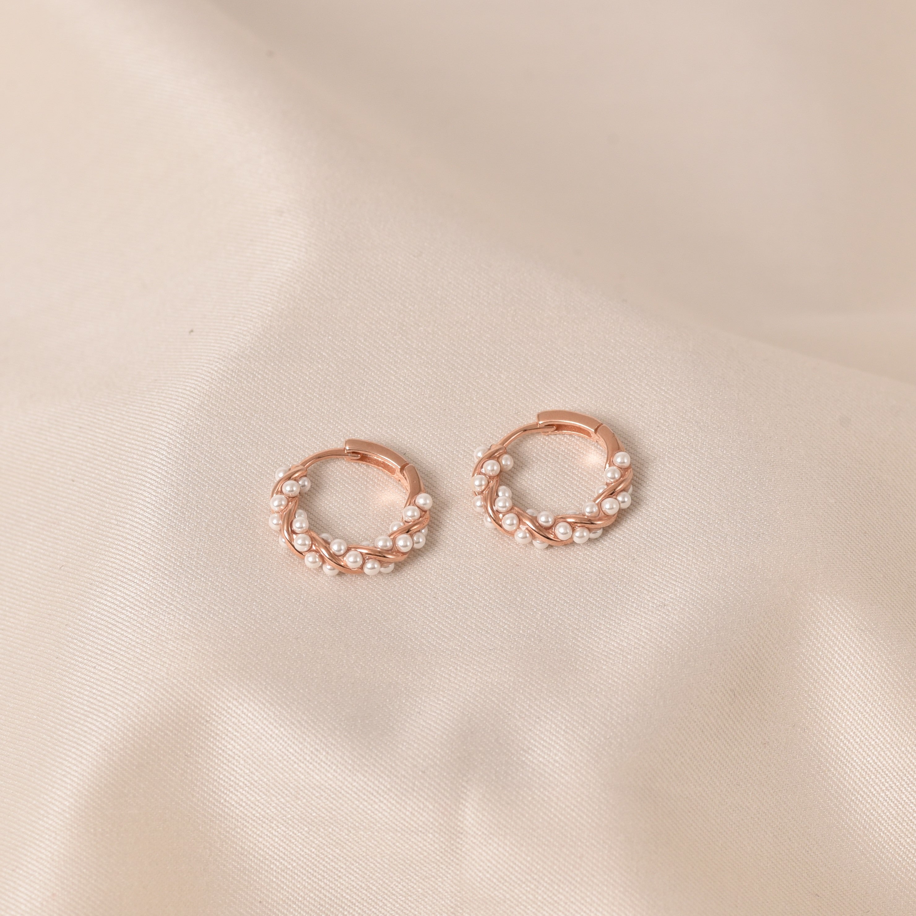 Circular Twist Hoops