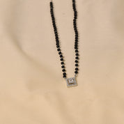 Square Beaded Serenity Mangalsutra