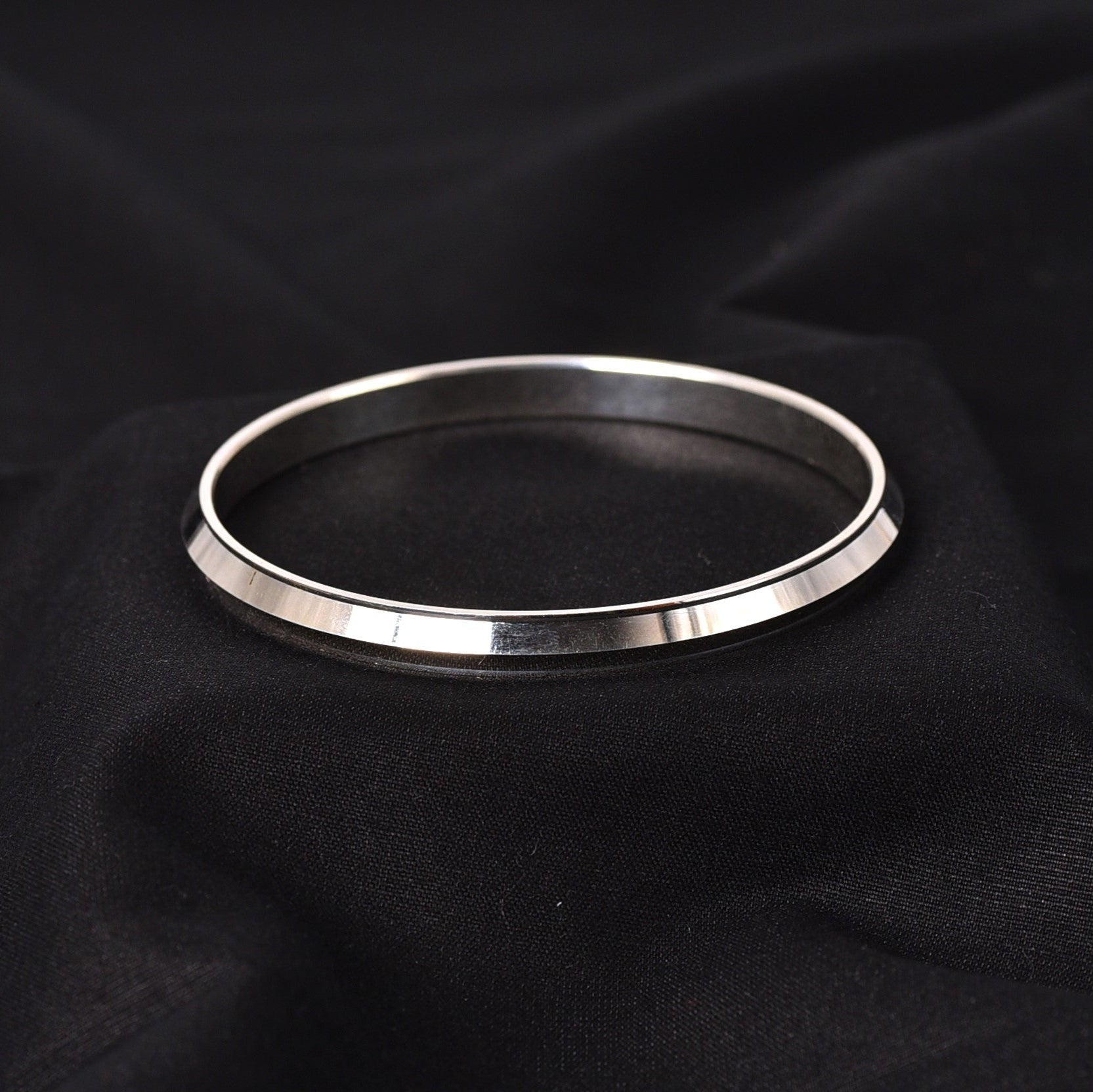 Silver Punjabi Men's Kada - Size 2'10