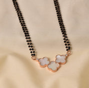 Rose Gold Cleef Mangalsutra